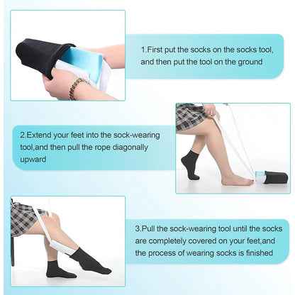Kit d'Aide à l'Enfilage de Chaussettes